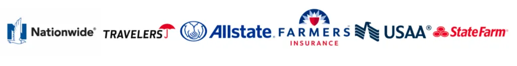 Nationwide, Travelers, Allstate, Farmers Insurance, USAA, State Farm